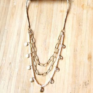 Ophelia Roe 16" multi layer necklace 3" adjustable extension costume jewelry